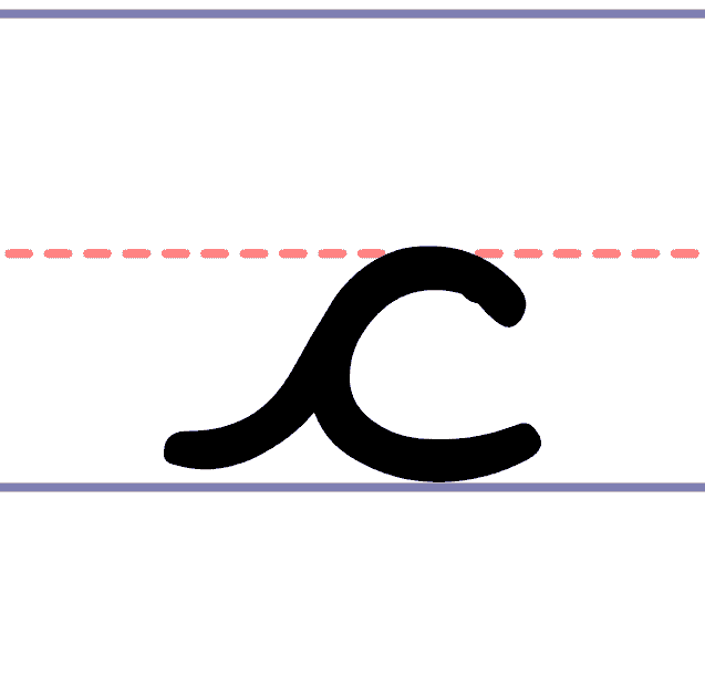 How to Write a Cursive Lowercase c