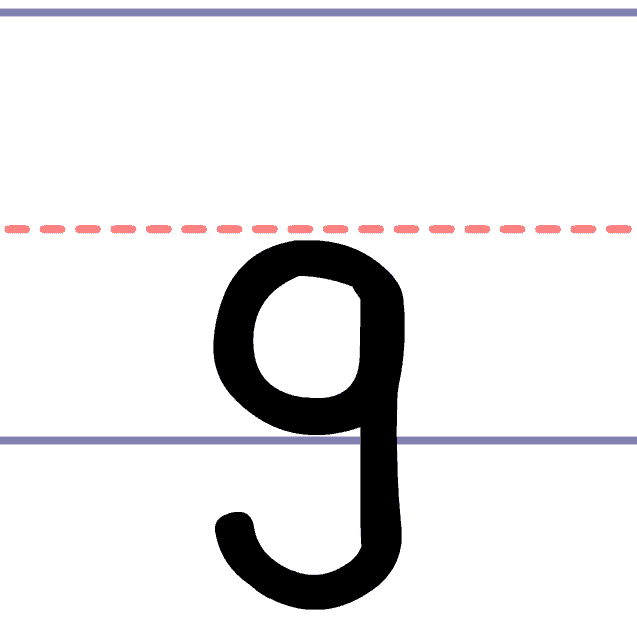 How to Write a Lowercase g