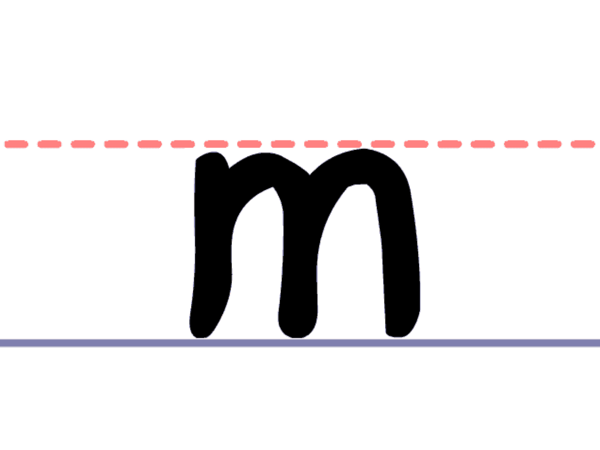 How to Write a Lowercase m