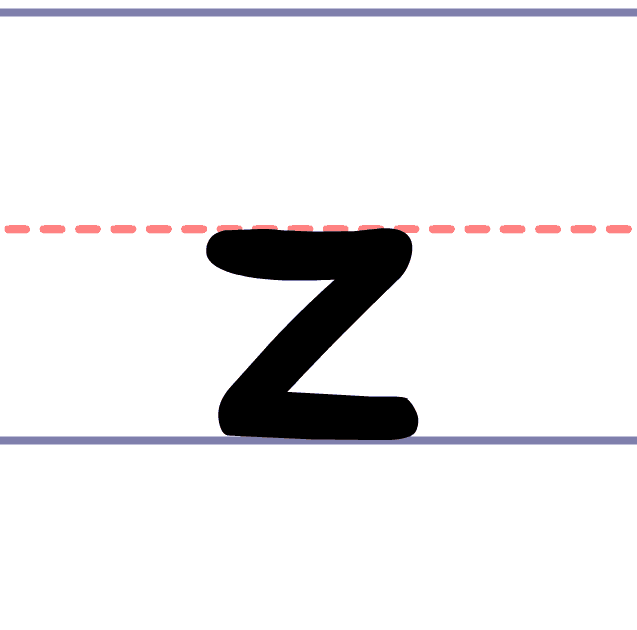How to Write a Lowercase z