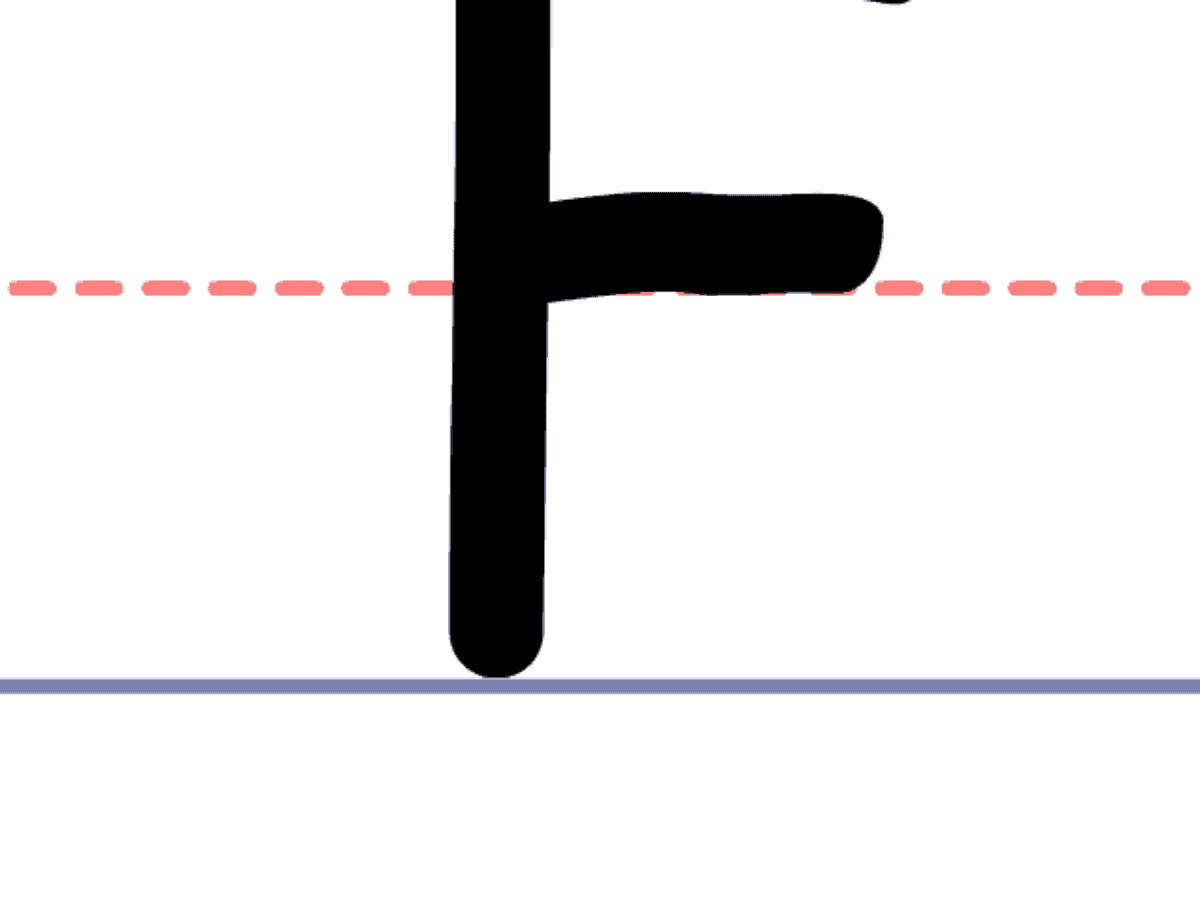 How to Write an Uppercase F