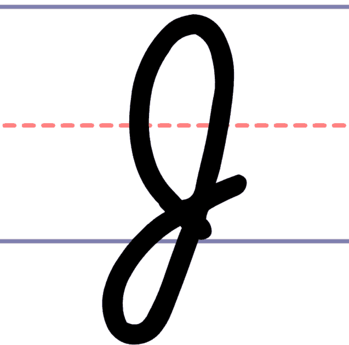 How to Write a Cursive Uppercase J