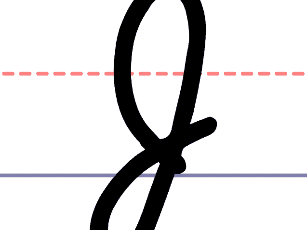 How to Write a Cursive Uppercase J