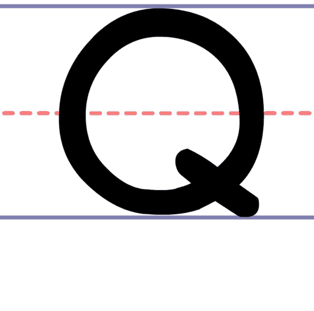 How to Write an Uppercase Q