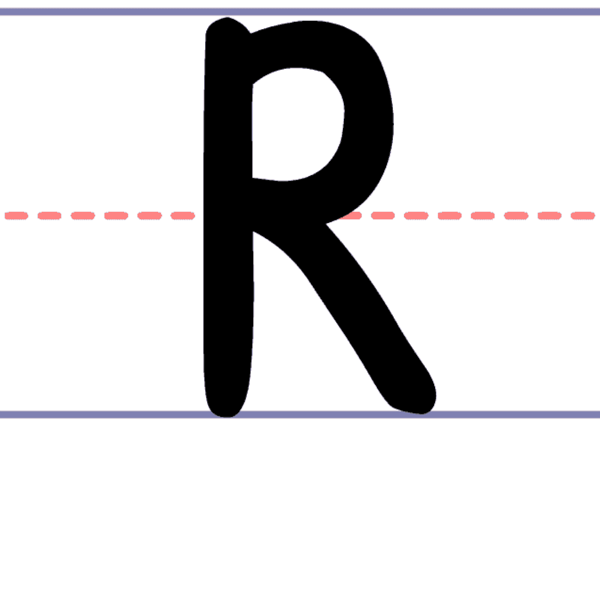 Written R Eng How To Write R Letter In English